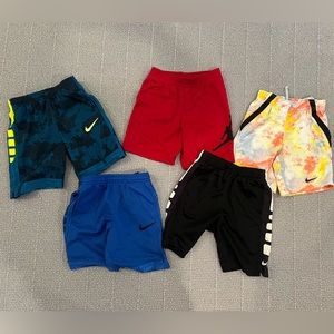 Nike boys shorts includes one Jordan, all size 6